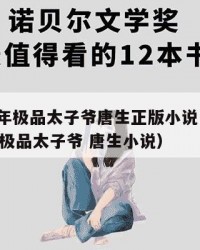2025年极品太子爷唐生正版小说：2025年（极品太子爷 唐生小说）