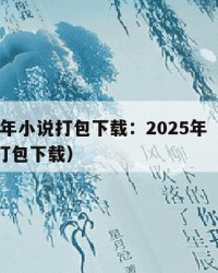 2025年小说打包下载：2025年（网络小说打包下载）