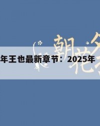 2025年王也最新章节：2025年（第章王也）